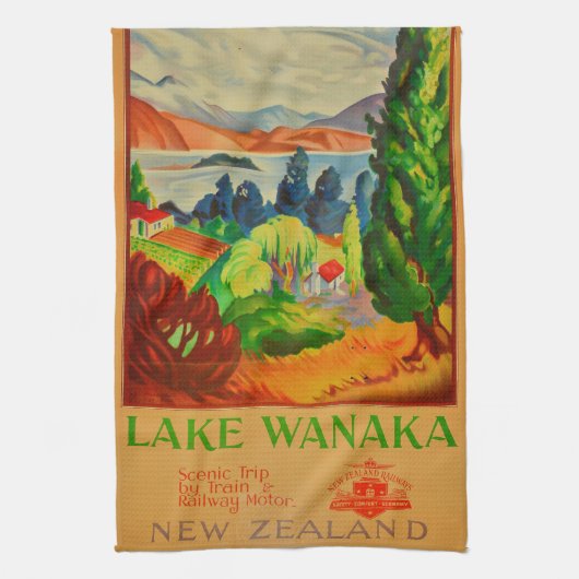  Wanaka Nieuw-Zeelands reizen Theedoek (Verticaal)