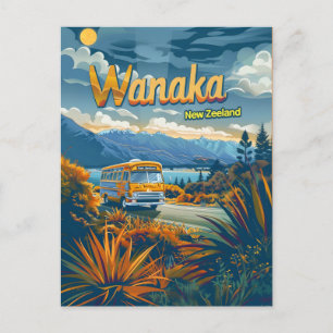 Wanaka Nieuw-Zeelandse vintage Briefkaart