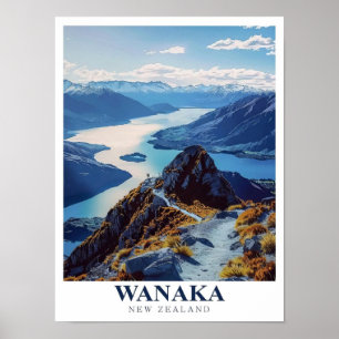 Wanaka Prints -Roys Peak Poster -Wanaka Nieuw Zeel