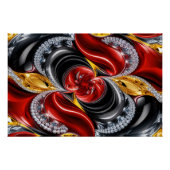 Wand poster met Duitse kleuren Design Perfect Poster (Voorkant)