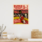 wand van het Poster van de dodelijke motor (Keuken)