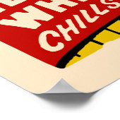 wand van het Poster van de dodelijke motor (Hoek)