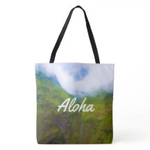 Wand van tranen, berg Waialeale, Hawaiian Beach Ba