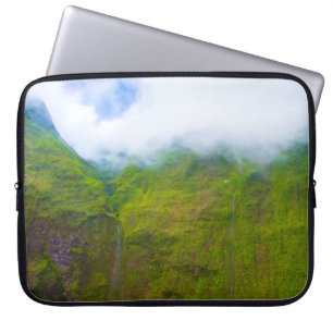 Wand van tranen, berg Waialeale, Kauai Wetsuit Laptop Sleeve