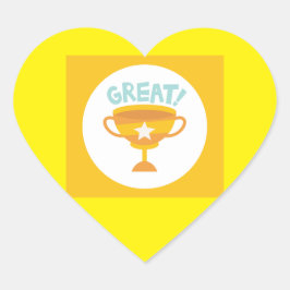 Wandaccenten & Behandelingen > Wandstickers & Stic Hart Sticker