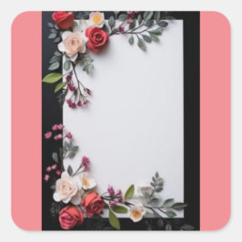 Wandaccenten & Behandelingen > Wandstickers & Stic Vierkante Sticker