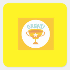 Wandaccenten & Behandelingen > Wandstickers & Stic Vierkante Sticker