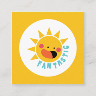 Wandaccenten & Behandelingen > Wandstickers & Stic Vierkante Visitekaartje