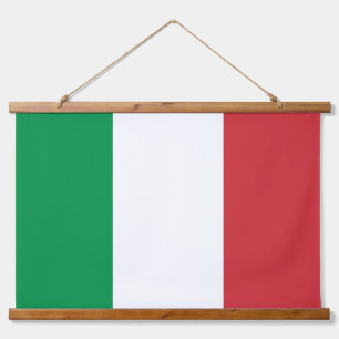 Wandafdekking met vlag van Italië Hangend Wandkleed