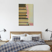 Wandafdekplaten lezen canvas afdruk (Insitu (Slaapkamer))