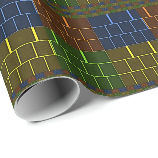 wandcanvas cadeaupapier (Rol Hoek)