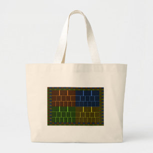 wandcanvas grote tote bag