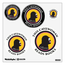 Wanddecimaal Deze slimme vrouw leest boeken