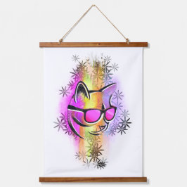 Wanddecoratie Kleurenbrillen Hangend Wandkleed