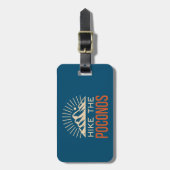 Wandel de Poconos Sunburst Bagagelabel (Voorkant verticaal)