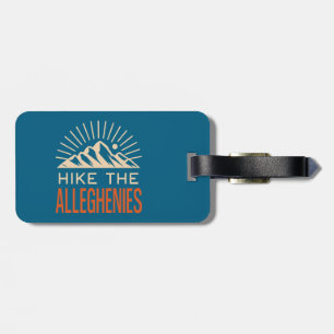 Wandel door de Allegheny Mountains Sunburst Bagagelabel