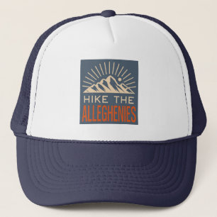 Wandel door de Allegheny Mountains Sunburst Trucker Pet