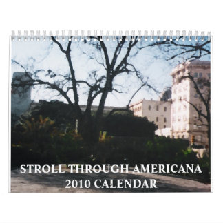 Wandel door de americana 2010 kalender