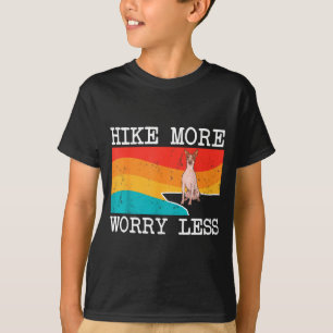 Wandel meer, maak je minder zorgen amerikaanse haa t-shirt
