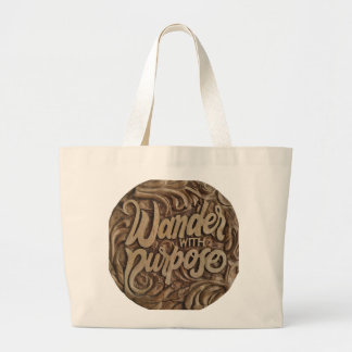 Wandel met een doel grote tote bag