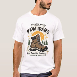 Wandel met mijn hond Paw-Idar's Wandelschoen Grafi T-shirt