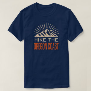 Wandel over het Oregon Coast Trail Sunburst T-shirt