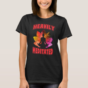 Wandel snel of ga naar huis wandelaars meditatie t-shirt
