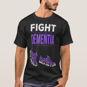 Wandel voor een paarse lint voor dementie bewustzi t-shirt