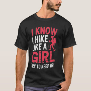 Wandelaar Bergbeklimmers Rugzak Kamperen Wandeltoc T-shirt
