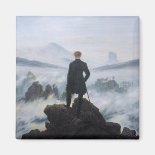 Wandelaar boven de zee van nevel (door C.D. Friedr Magneet