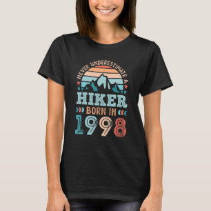 Wandelaar geboren in 1998 30e verjaardag Wandelen T-shirt