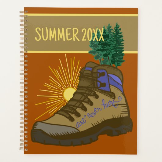 Wandelaar gepersonaliseerde camping picknick planner (Voorkant)