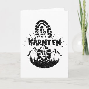 Wandelaar Karinthië Karinthië Oostenrijk Vakantie Kaart