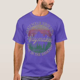 Wandelaar mirakelwerker Beloofd Vertrouwen Bijbel T-shirt