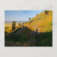 Wandelaars op Beer Butte State Park, South Dakota