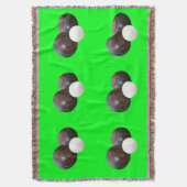  wandelbalken over groen, deken (Voorkant Verticaal)