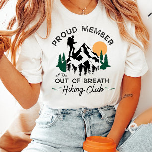 Wandelclub Ademloos Vintage Berg T-shirt