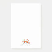 Wandelclub Logo Custom Business Medewerkers Post-it® Notes (Voorkant)