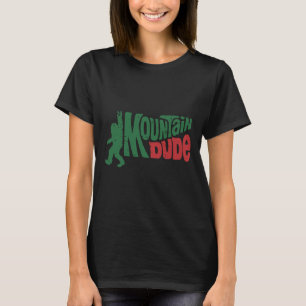 Wandelen Bigfoot Berg Kerel Sasquatch Rots Mannen T-shirt