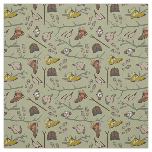 Wandelen Camping Backpacken Natuur Patterned Stof (Swatch)