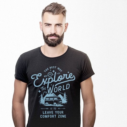 Wandelen Comfort Zone slim T-shirt