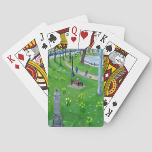 Wandelen door de Lough in Cork, Ierland Pokerkaarten