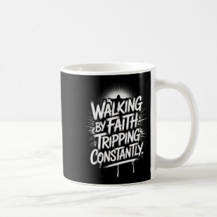 Wandelen door Faith Tripping Constant Christelijke Koffiemok