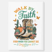 Wandelen door geloof... magneet (Voorkant)