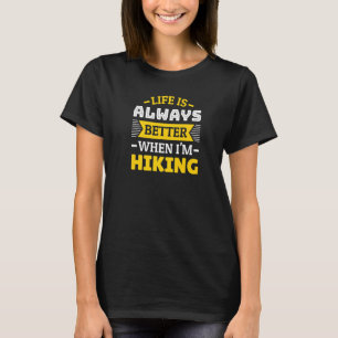 Wandelen en Buitenactiviteiten als ik aan het wand T-shirt