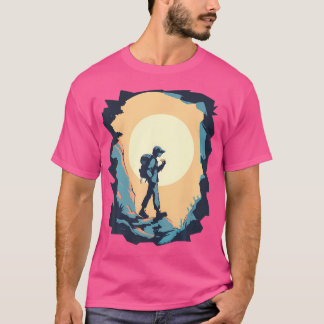 Wandelen en taco's Voedselliefhebber Wandelen Grap T-shirt