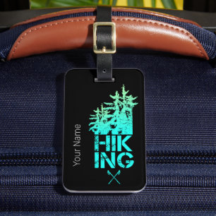 Wandelen en Trekking Outdoor  Bos Design Bagagelabel