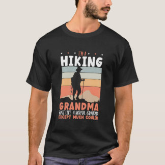 Wandelen Grootmoeder Bergbeklimmen Wandelaar Oma T-shirt