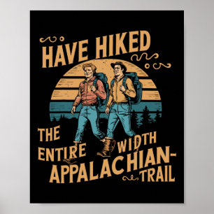 Wandelen Hebben De Hele Breedte Van De Appalach Ge Poster