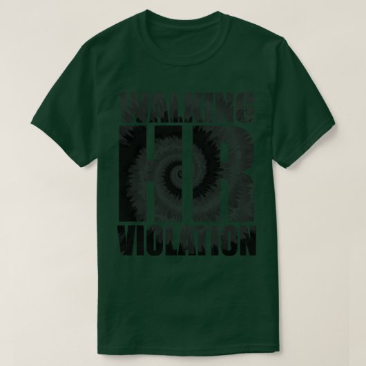 Wandelen HR overtreding 1 T-shirt (Design voorkant)